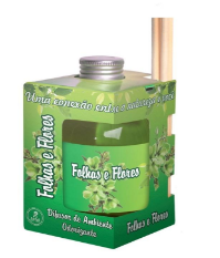 Difusor De Ambientes 250ml Folhas/flores